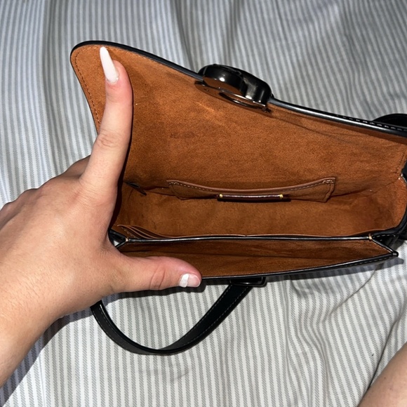 Coach Studio Logo Plaque Baguette Shoulder Bag - Picture 4 of 5